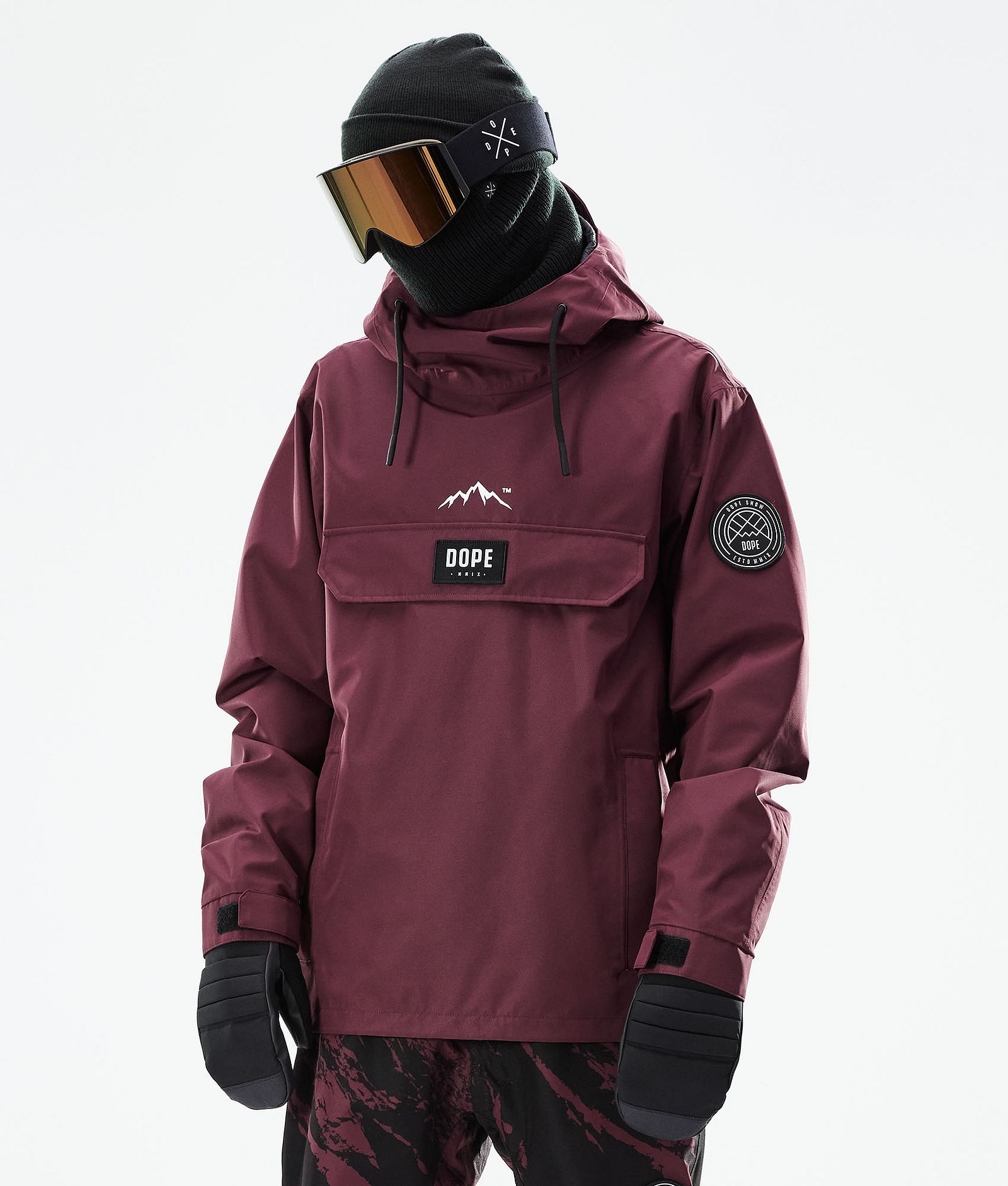 Dope Blizzard 2021 Snowboard Jacket Men Burgundy, Image 1 of 9