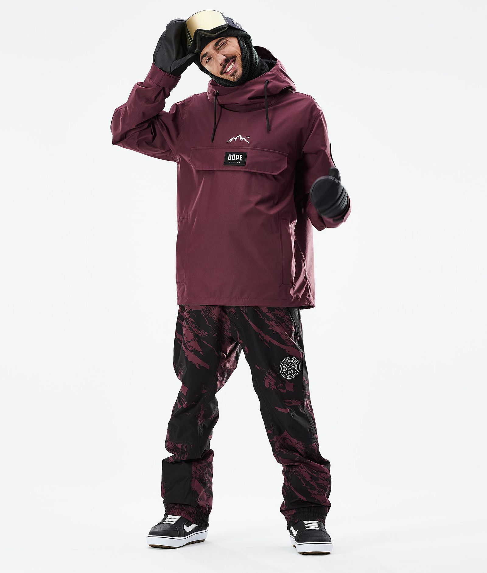 Dope Blizzard 2021 Snowboard Jacket Men Burgundy, Image 3 of 9