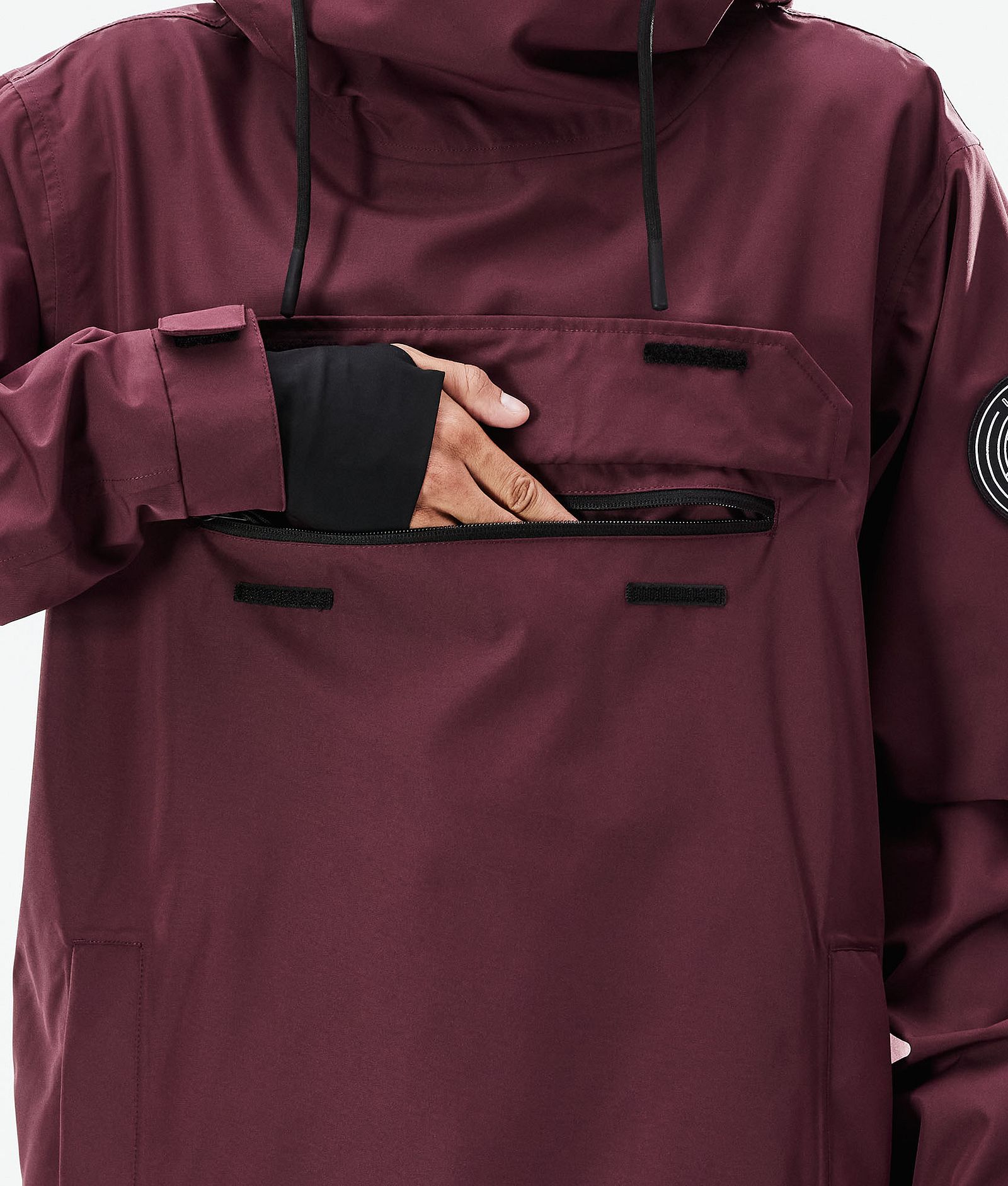 Dope Blizzard 2021 Snowboard Jacket Men Burgundy, Image 9 of 9