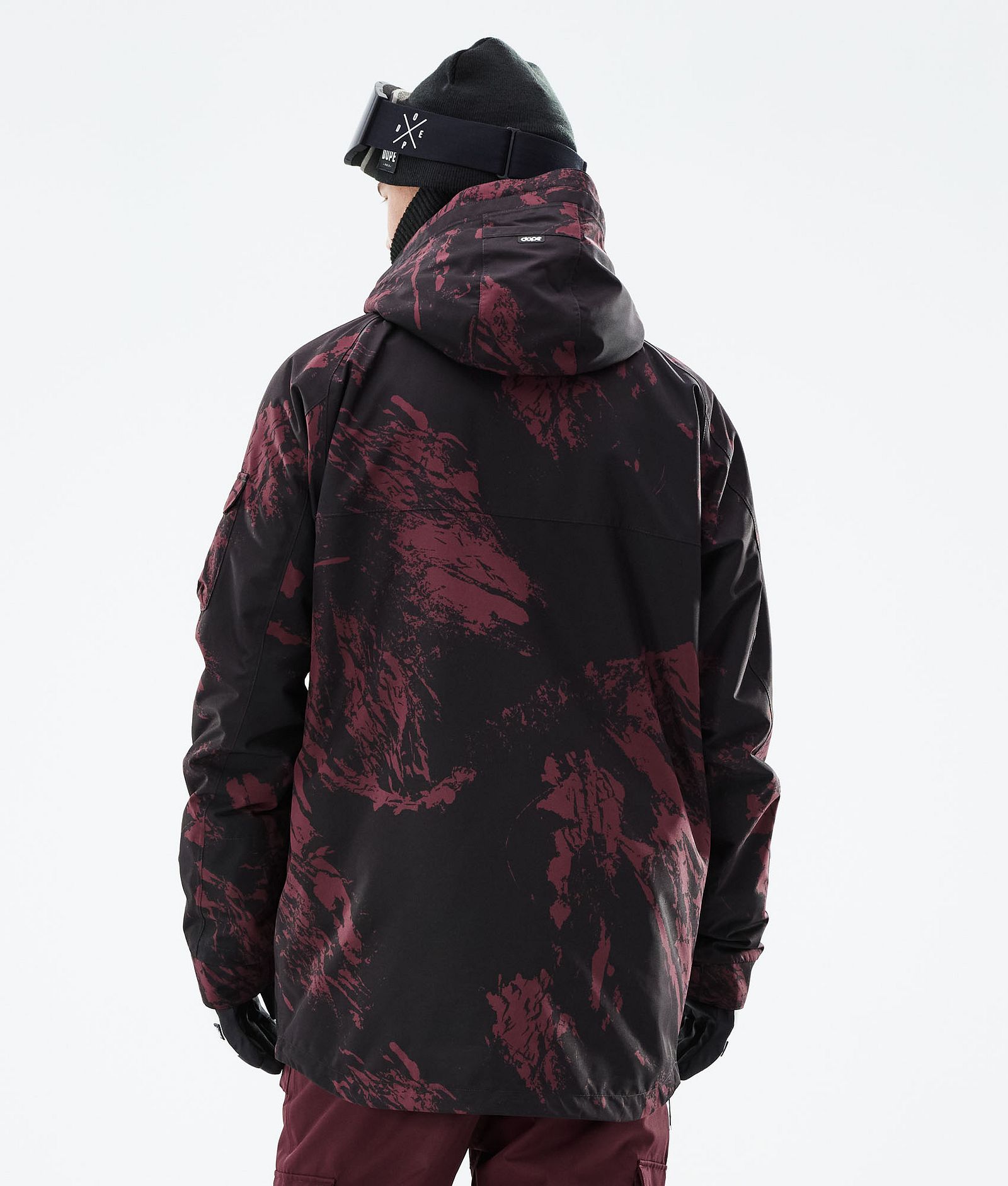 Dope Akin 2021 Kurtka Snowboardowa Mężczyźni Paint Burgundy, Zdjęcie 8 z 10