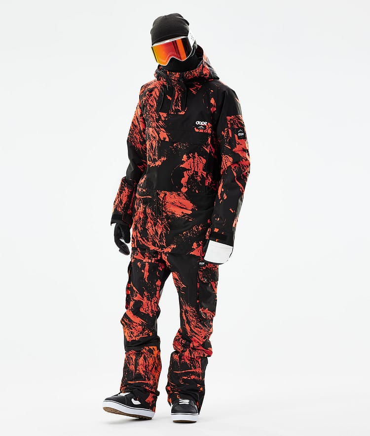 Dope Annok 2021 Bunda na Snowboard Pánské Paint Orange, Obrázek 6 z 10