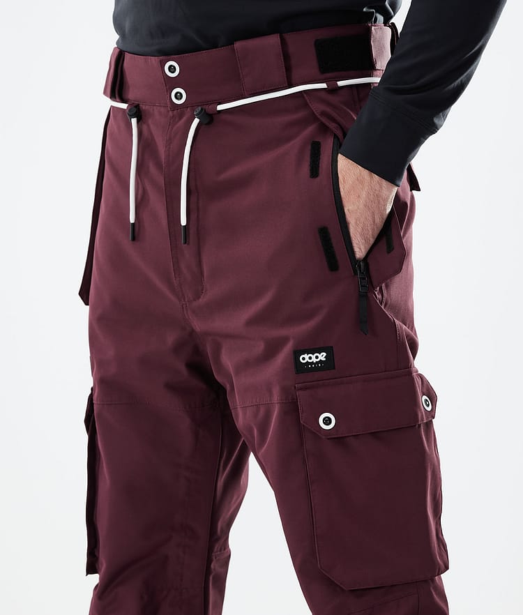 Dope Iconic 2021 Lyžařské Kalhoty Pánské Burgundy, Obrázek 4 z 6