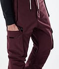 Dope Iconic 2021 Lyžařské Kalhoty Pánské Burgundy, Obrázek 5 z 6