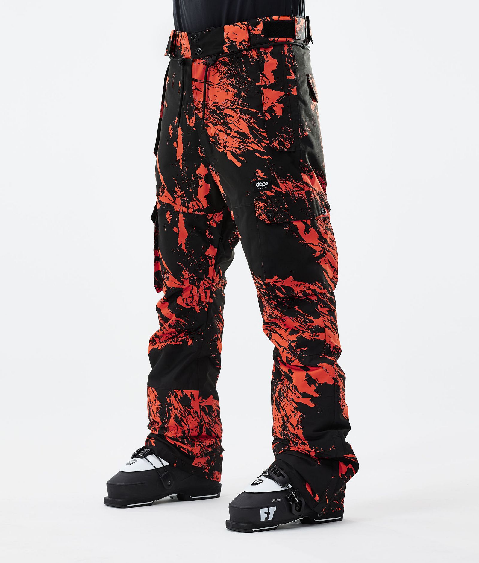 Dope Iconic 2021 Ski Pants Men Paint Orange, Image 1 of 6