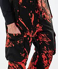 Dope Iconic 2021 Pantaloni Sci Uomo Paint Orange, Immagine 5 di 6