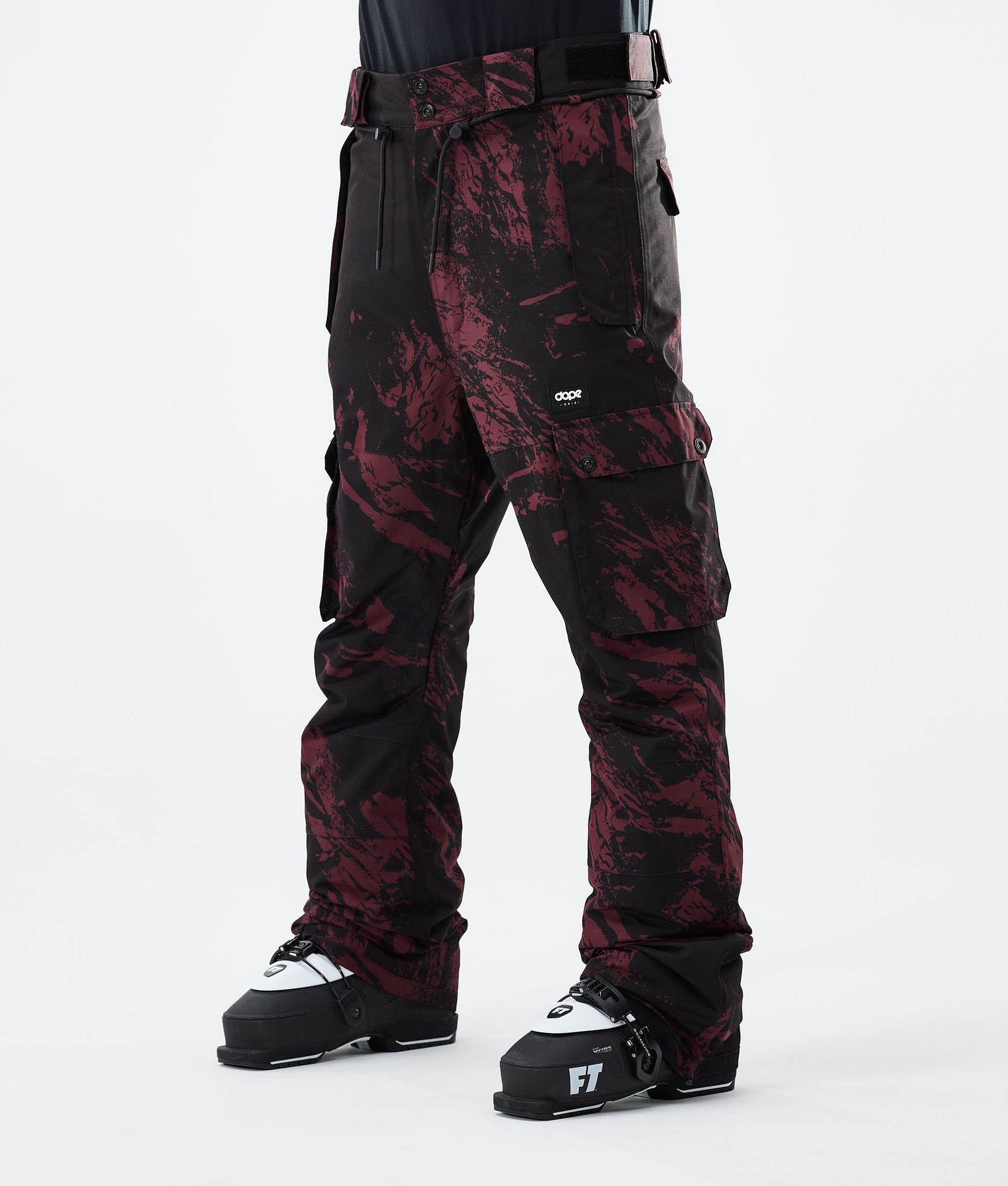 Dope Iconic 2021 Pantalones Esquí Hombre Paint Burgundy, Imagen 1 de 6