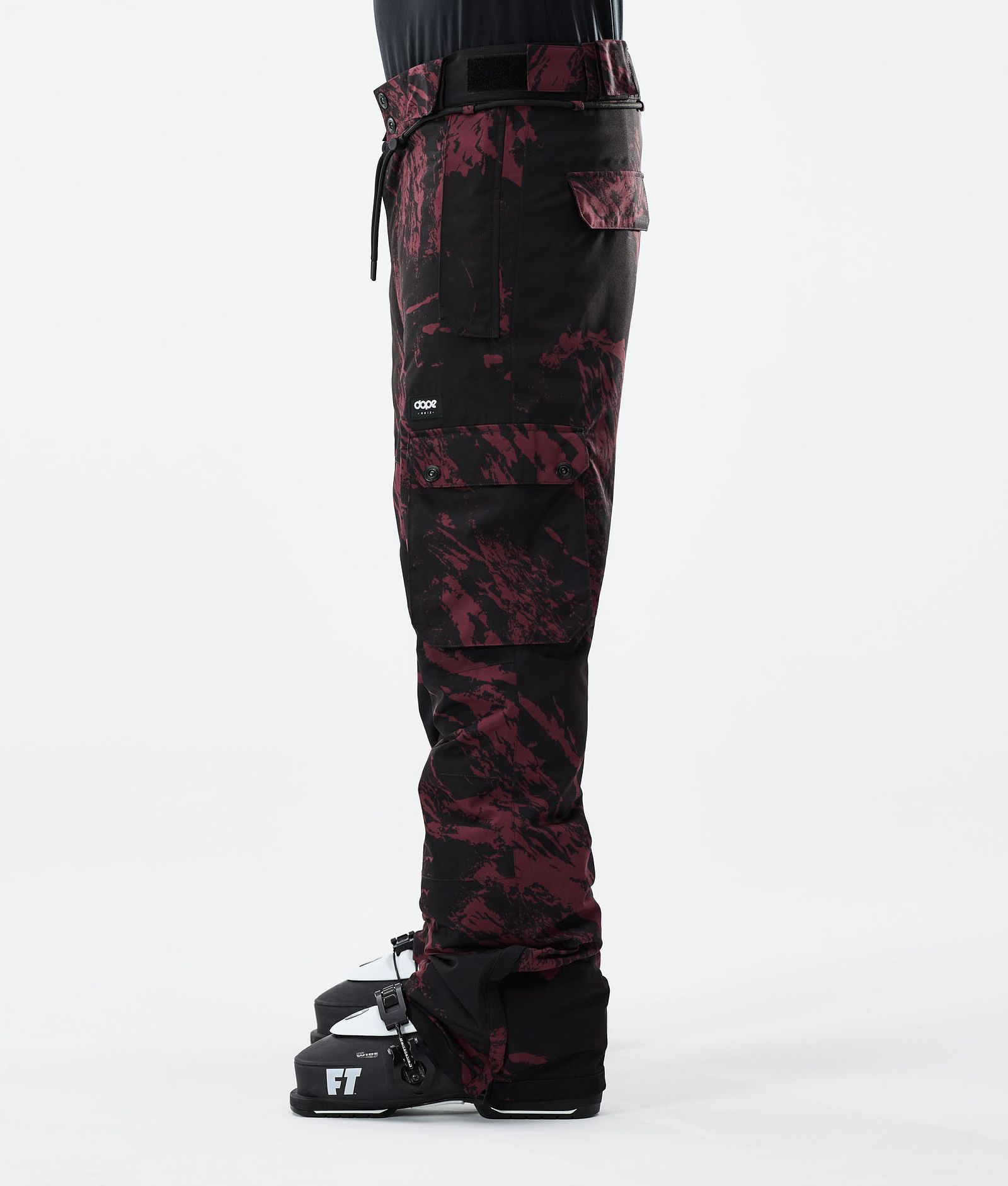 Dope Iconic 2021 Pantalones Esquí Hombre Paint Burgundy, Imagen 2 de 6