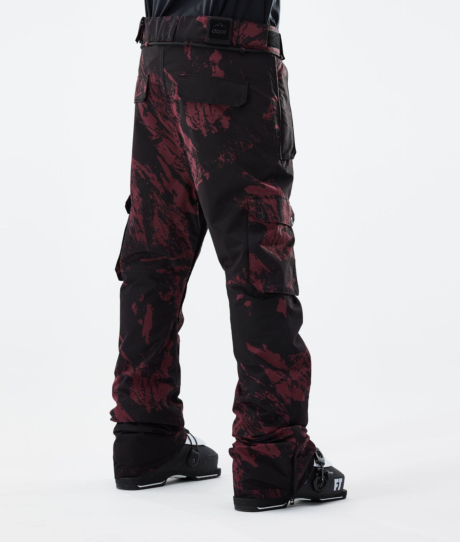 Dope Iconic 2021 Pantalones Esquí Hombre Paint Burgundy, Imagen 3 de 6