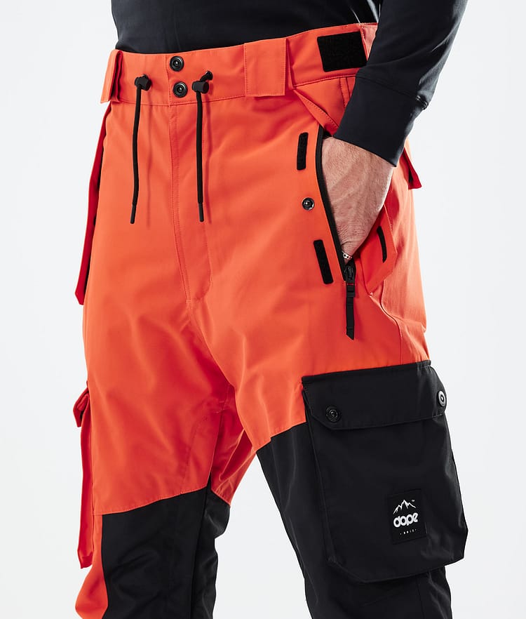 Dope Adept 2021 Kalhoty na Snowboard Pánské Orange/Black, Obrázek 4 z 6