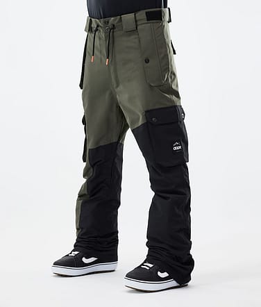 Dope Adept 2021 Kalhoty na Snowboard Pánské Olive Green/Black