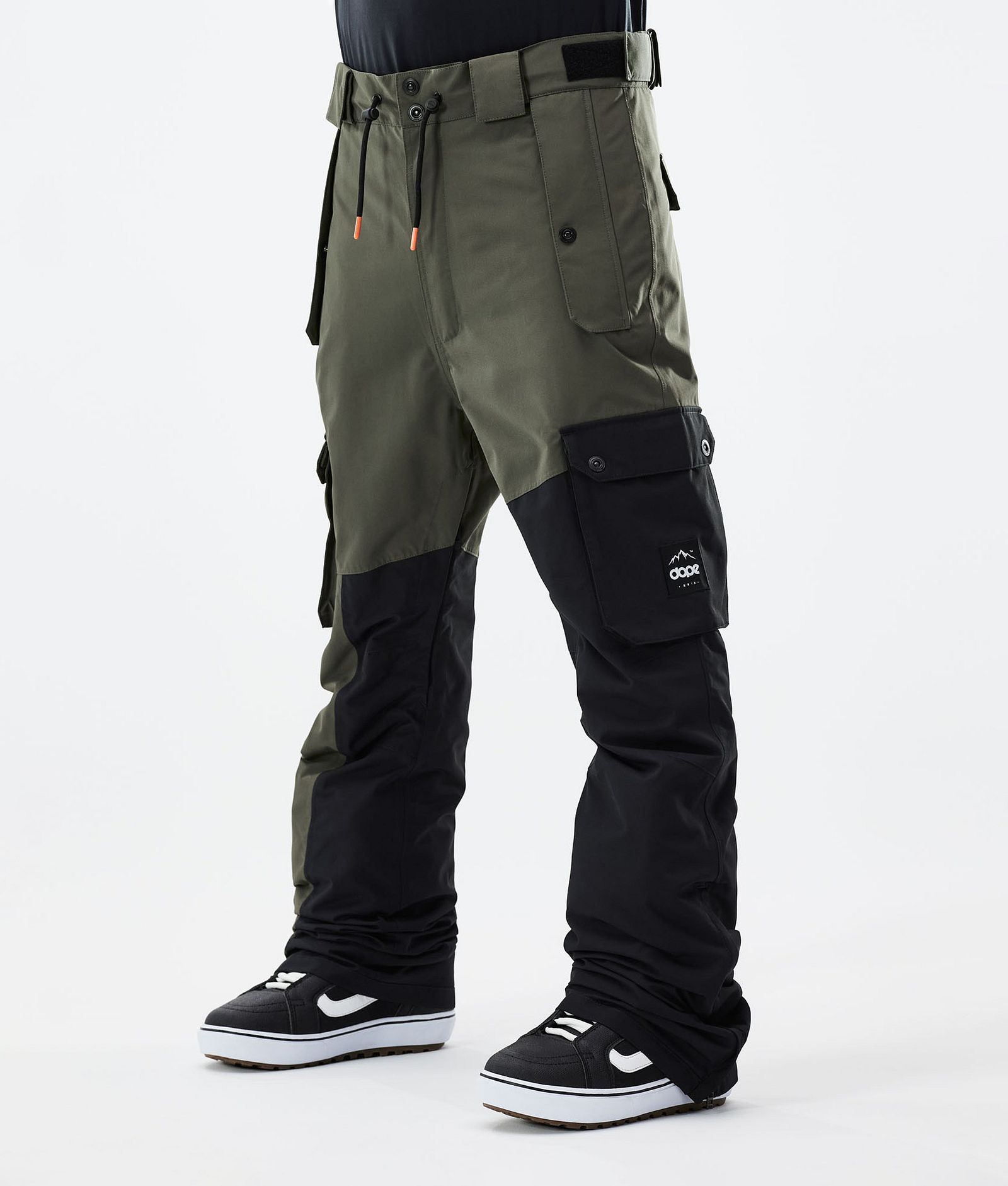 Dope Adept 2021 Spodnie Snowboardowe Mężczyźni Olive Green/Black, Zdjęcie 1 z 6