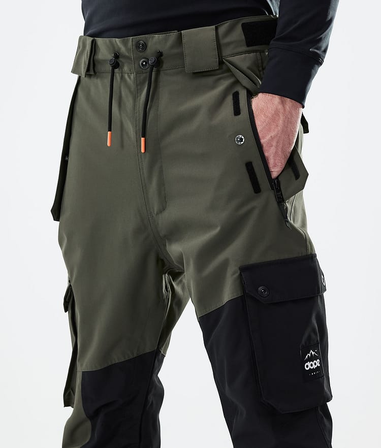 Dope Adept 2021 Spodnie Snowboardowe Mężczyźni Olive Green/Black, Zdjęcie 4 z 6