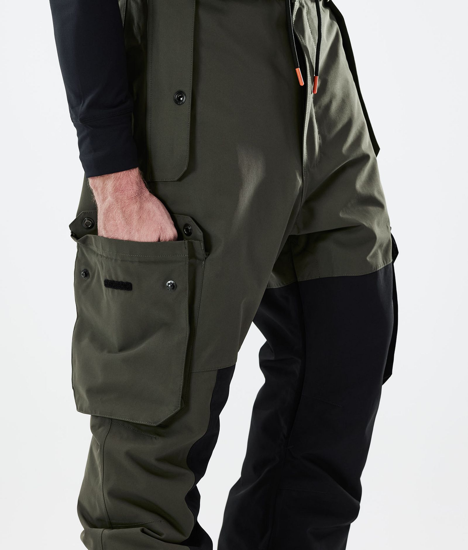 Dope Adept 2021 Spodnie Narciarskie Mężczyźni Olive Green/Black, Zdjęcie 5 z 6