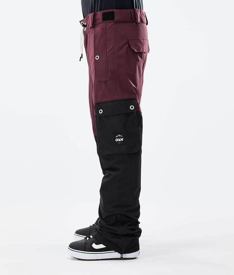 Dope Adept 2021 Kalhoty na Snowboard Pánské Burgundy/Black, Obrázek 2 z 6