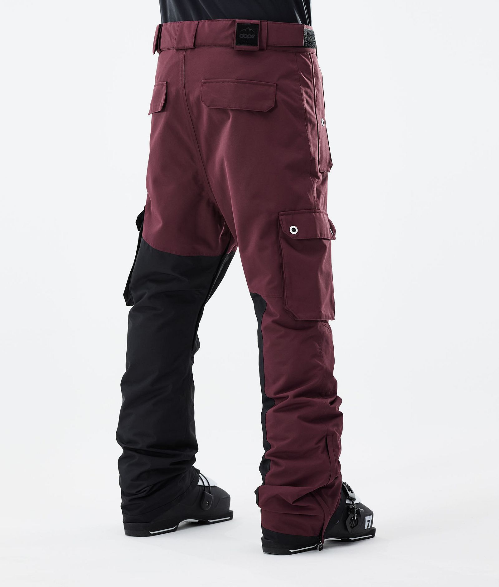 Dope Adept 2021 Spodnie Narciarskie Mężczyźni Burgundy/Black, Zdjęcie 3 z 6