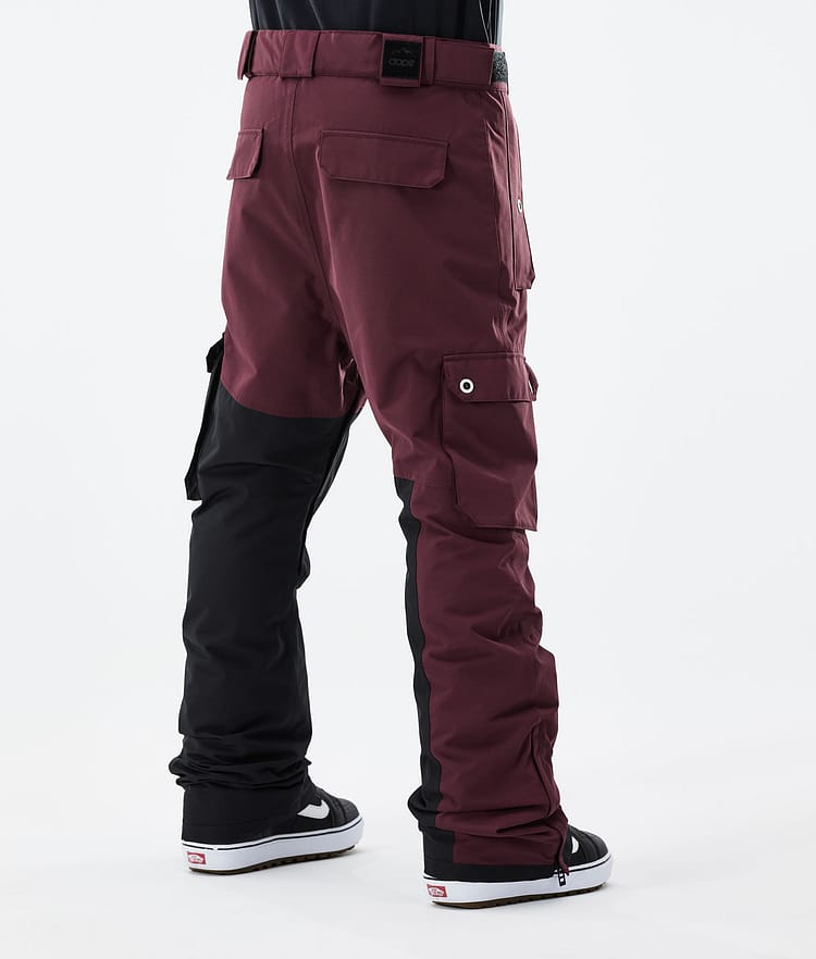 Dope Adept 2021 Kalhoty na Snowboard Pánské Burgundy/Black, Obrázek 3 z 6