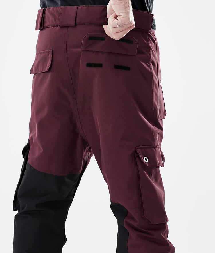 Dope Adept 2021 Spodnie Narciarskie Mężczyźni Burgundy/Black, Zdjęcie 6 z 6