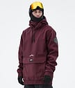 Dope Wylie Kurtka Snowboardowa Mężczyźni Patch Burgundy