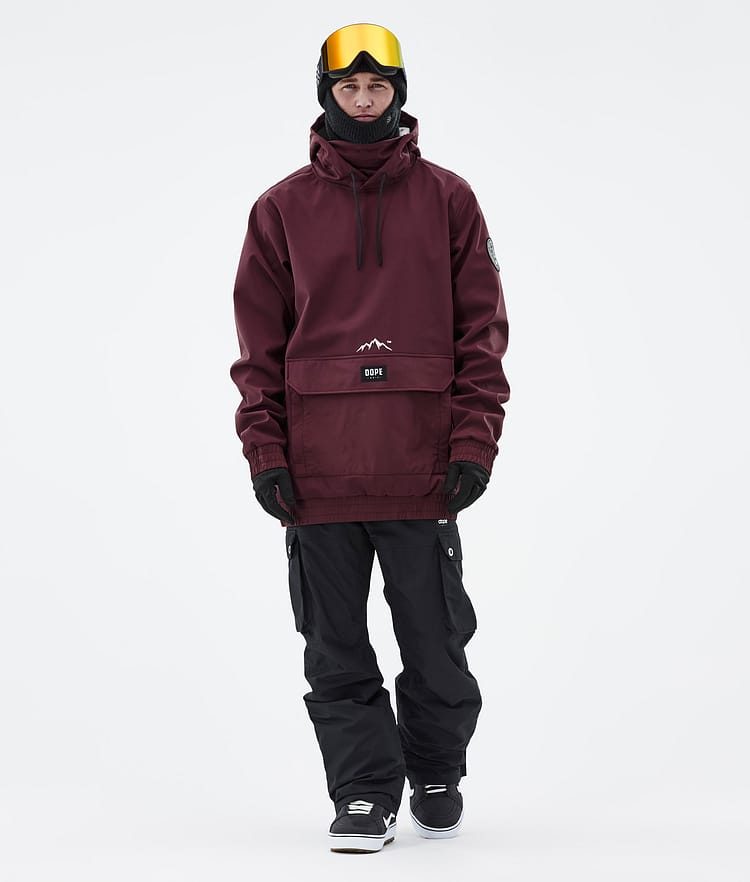 Dope Wylie Kurtka Snowboardowa Mężczyźni Patch Burgundy, Zdjęcie 3 z 10