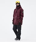 Dope Wylie Bunda na Snowboard Pánské Patch Burgundy, Obrázek 4 z 10