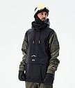 Dope Wylie Kurtka Snowboardowa Mężczyźni Patch Black/Olive Green