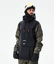 Dope Wylie Kurtka Snowboardowa Mężczyźni Patch Black/Olive Green