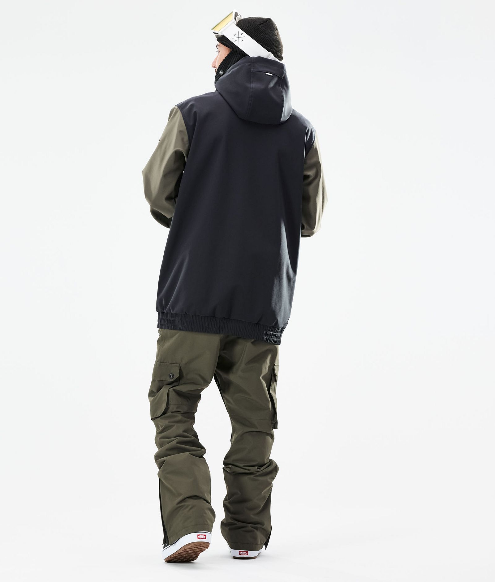 Dope Wylie Kurtka Snowboardowa Mężczyźni Patch Black/Olive Green, Zdjęcie 6 z 10