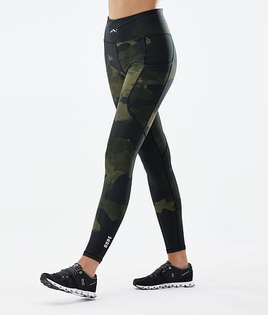 Dope Lofty Tech 2022 Leggings Women Green Camo