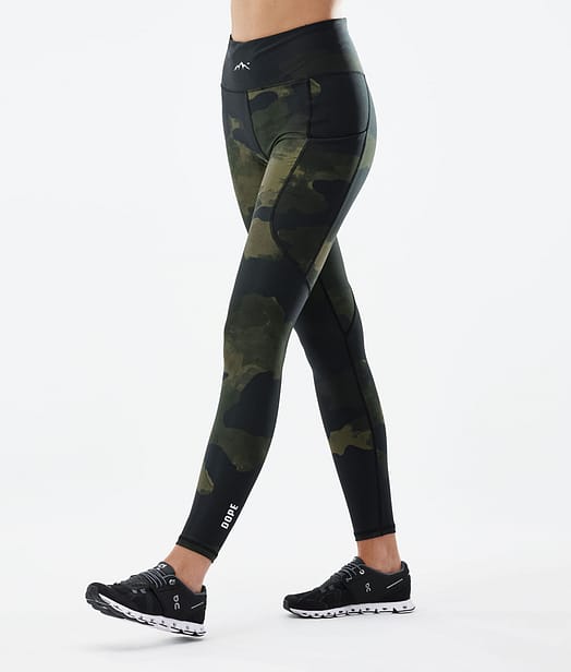 Dope Lofty Tech 22 Leggings Mujer Green Camo