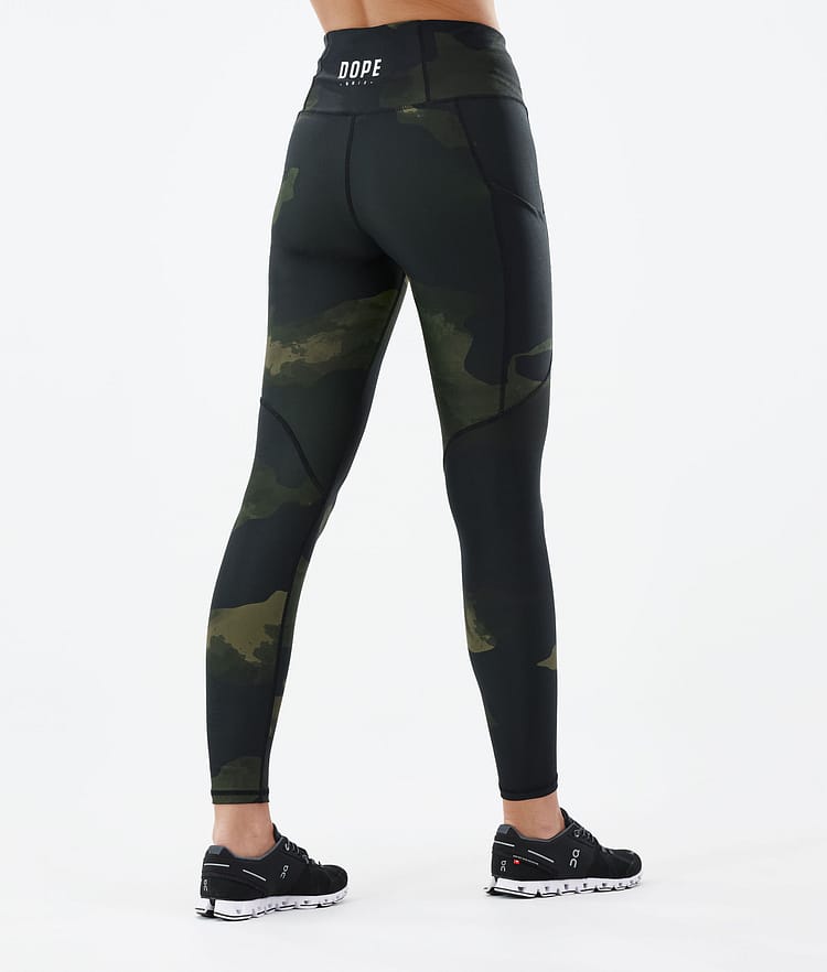 Dope Lofty Tech 22 Leggings Mujer Green Camo, Imagen 2 de 8