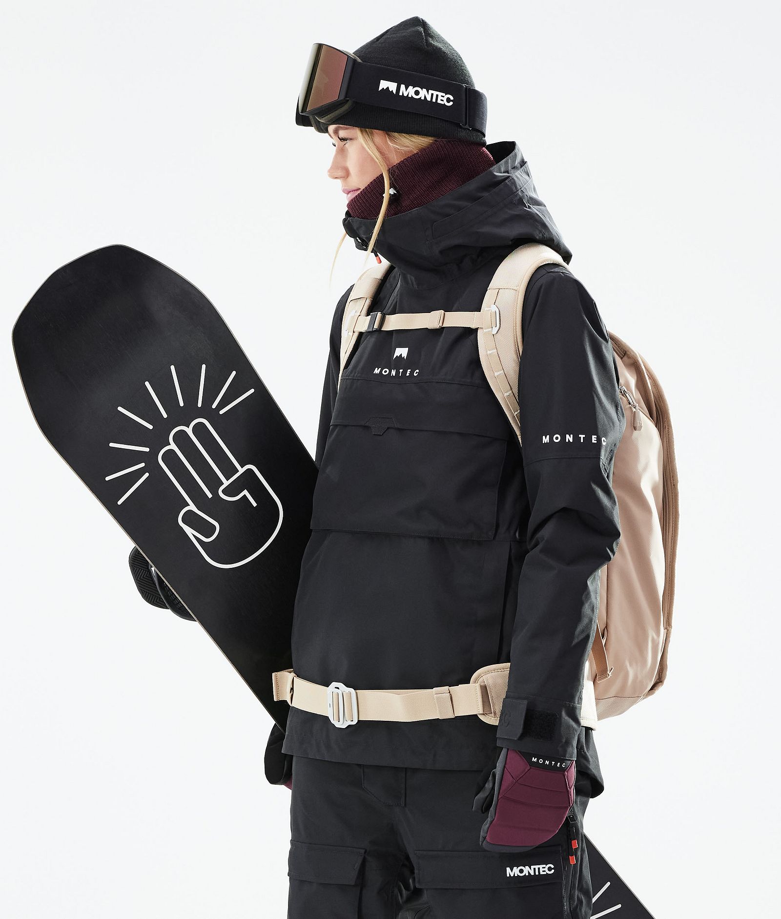 Montec Dune W 2021 Kurtka Snowboardowa Kobiety Black, Zdjęcie 1 z 11