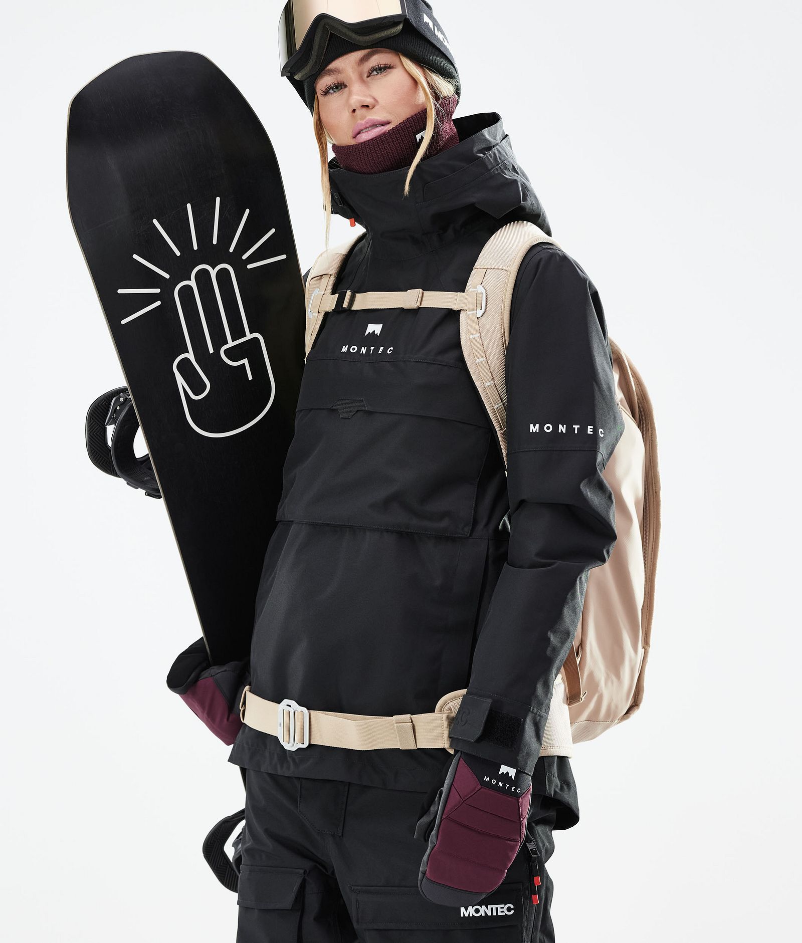 Montec Dune W 2021 Kurtka Snowboardowa Kobiety Black, Zdjęcie 4 z 11