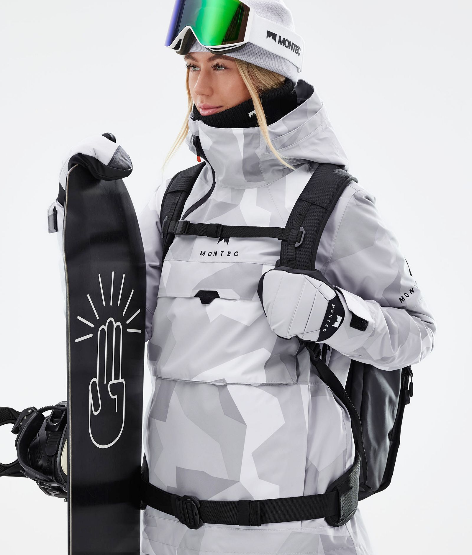 Montec Dune W 2021 Bunda na Snowboard Dámské Snow Camo, Obrázek 4 z 12