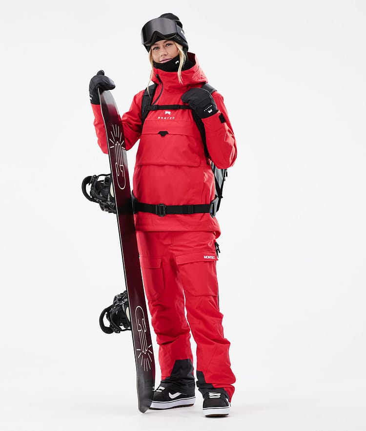 Montec Dune W 2021 Kurtka Snowboardowa Kobiety Red, Zdjęcie 5 z 11