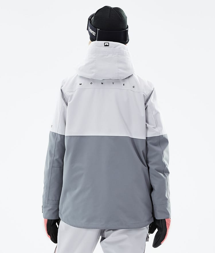 Montec Dune W 2021 Kurtka Snowboardowa Kobiety Light Grey/Pink/Light Pearl, Zdjęcie 8 z 8