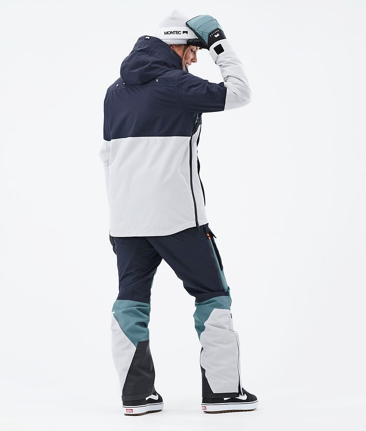 Montec Dune W 2021 Kurtka Snowboardowa Kobiety Marine/Atlantic/Light Grey, Zdjęcie 7 z 11