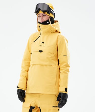 Montec Dune W 2021 Kurtka Snowboardowa Kobiety Yellow