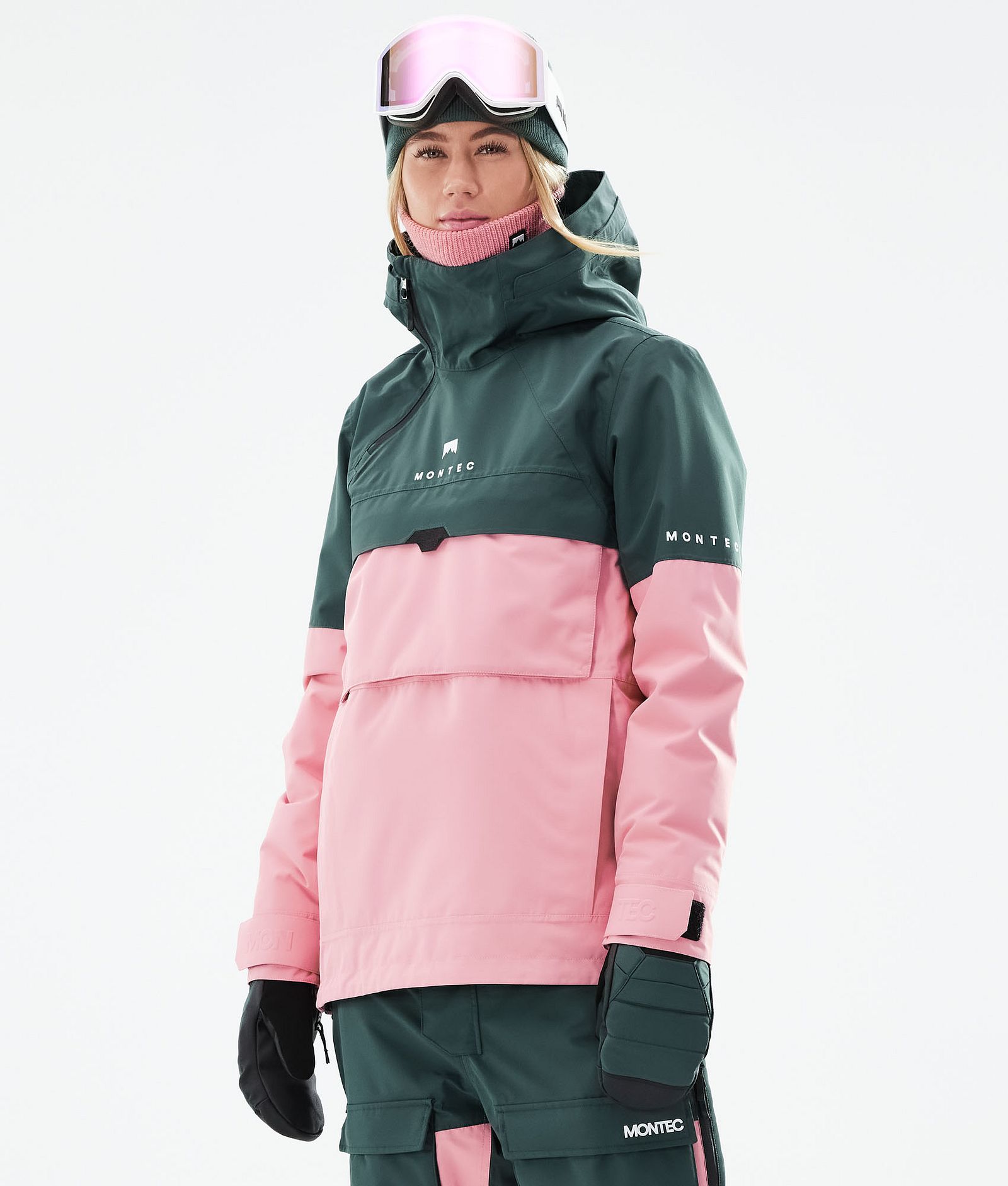 Montec Dune W 2021 Kurtka Snowboardowa Kobiety Dark Atlantic/Pink, Zdjęcie 1 z 10