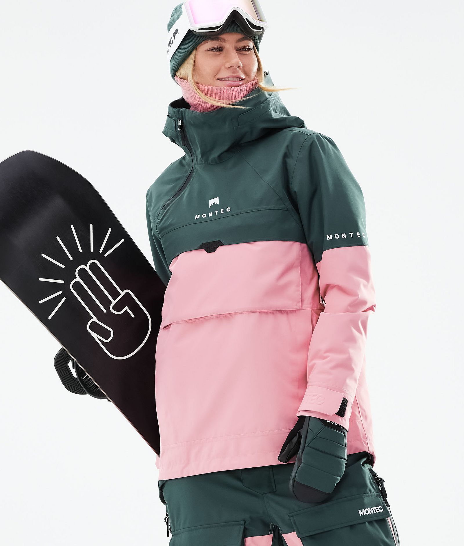 Montec Dune W 2021 Kurtka Snowboardowa Kobiety Dark Atlantic/Pink, Zdjęcie 2 z 10