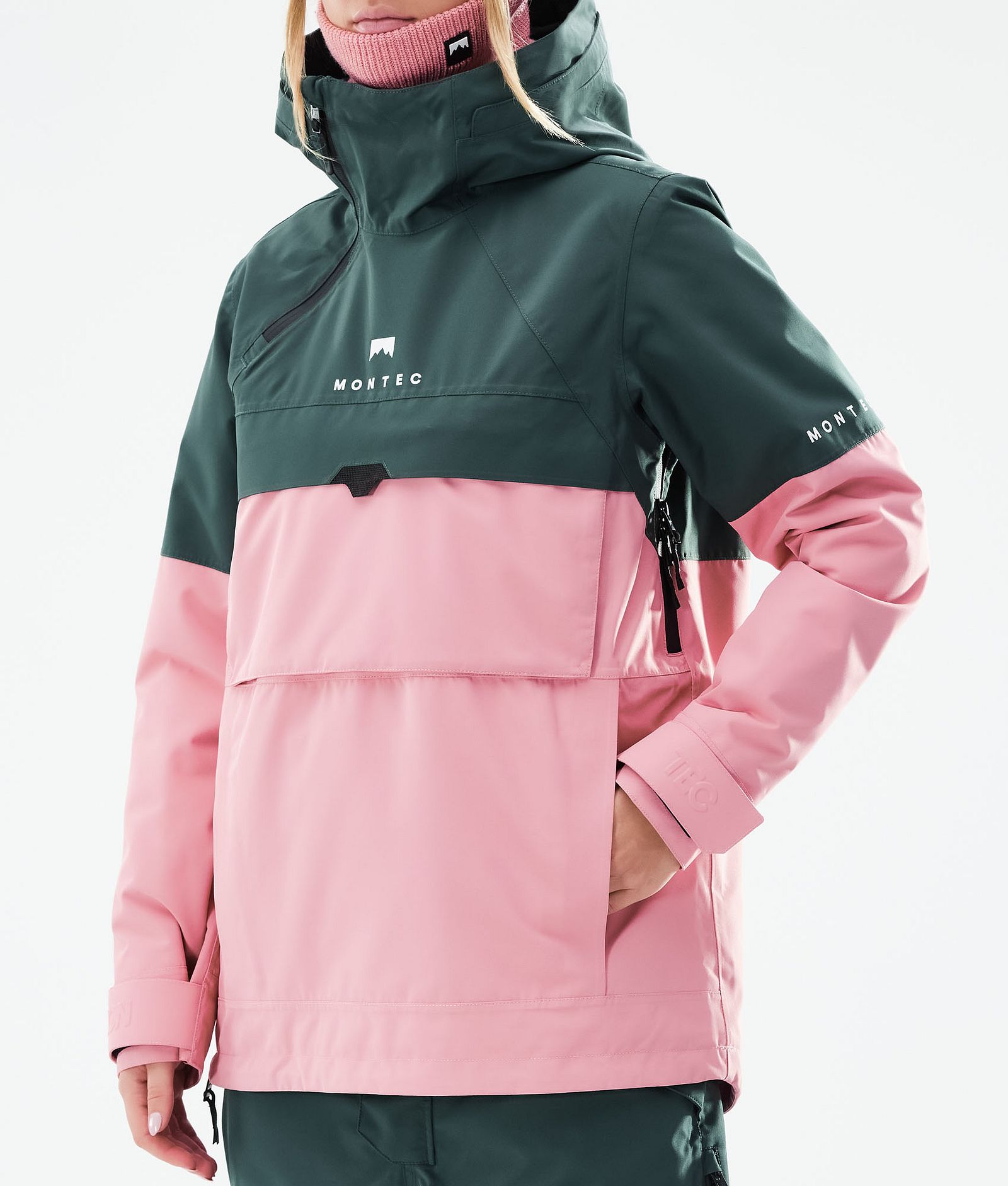 Montec Dune W 2021 Kurtka Snowboardowa Kobiety Dark Atlantic/Pink, Zdjęcie 9 z 10