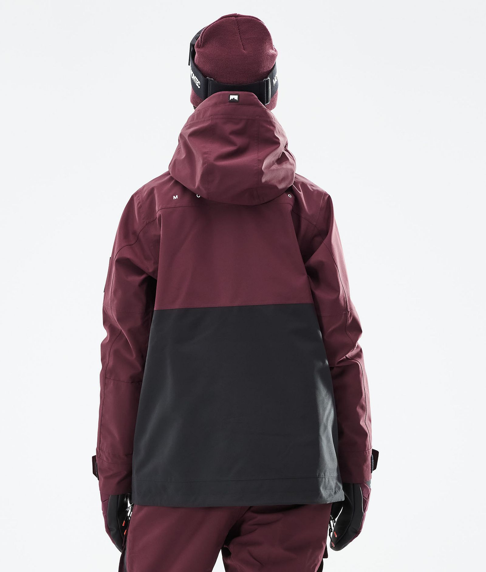 Montec Doom W 2021 Kurtka Snowboardowa Kobiety Burgundy/Black, Zdjęcie 8 z 12