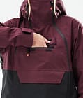 Montec Doom W 2021 Kurtka Snowboardowa Kobiety Burgundy/Black, Zdjęcie 11 z 12