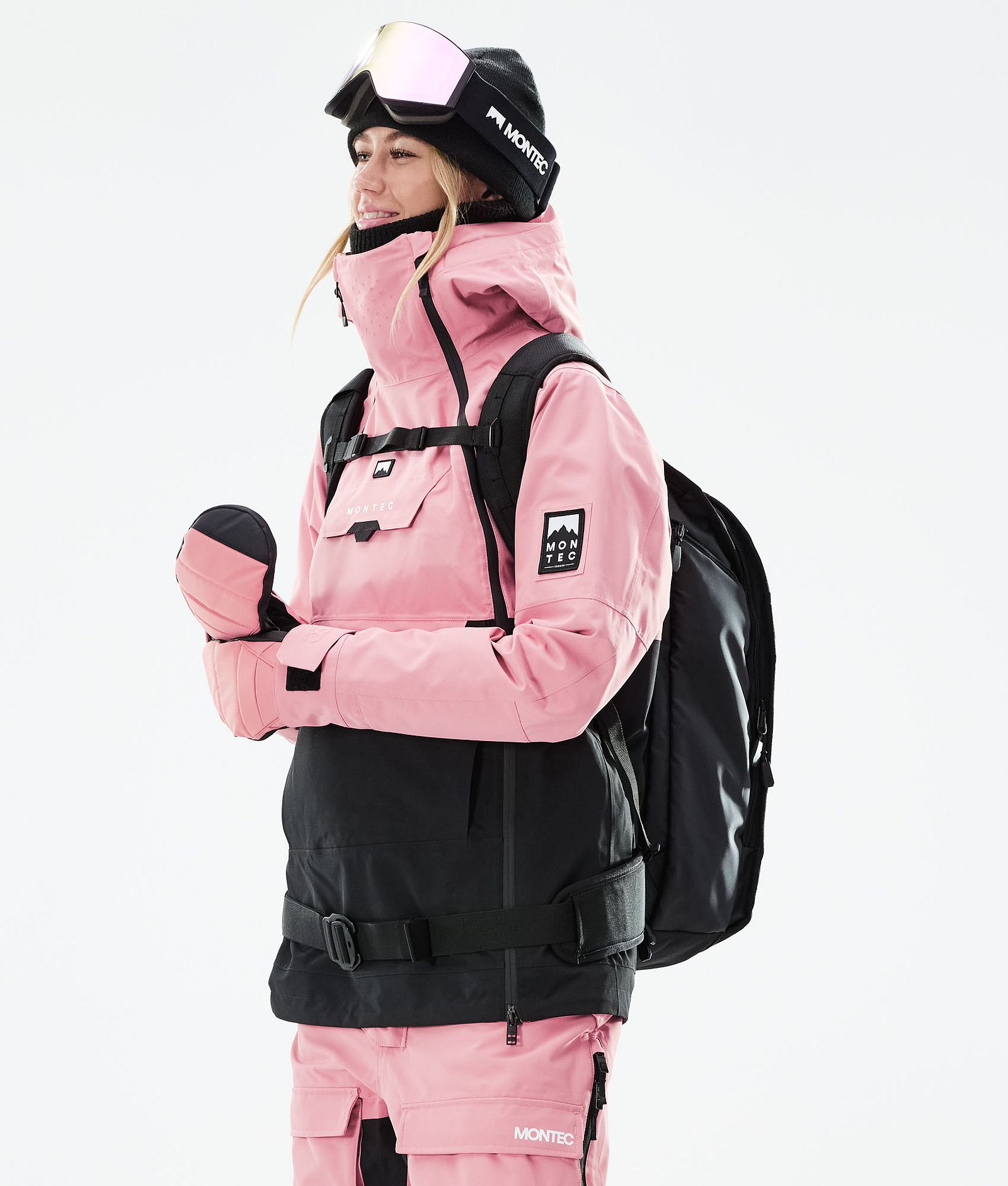 Montec Doom W 2021 Kurtka Snowboardowa Kobiety Pink/Black, Zdjęcie 4 z 13