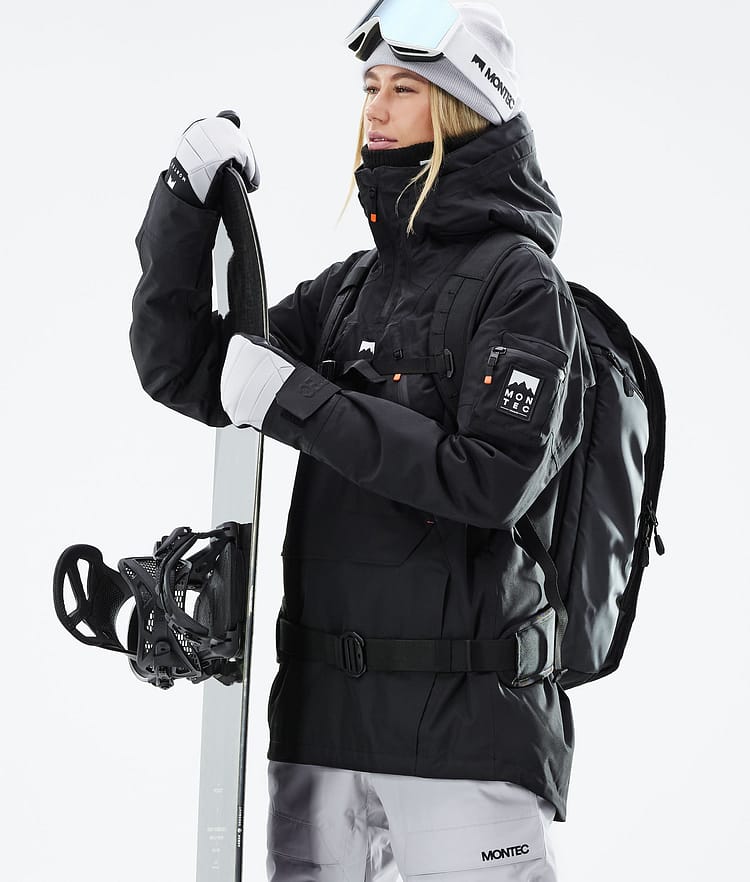 Montec Anzu W Kurtka Snowboardowa Kobiety Black, Zdjęcie 2 z 12