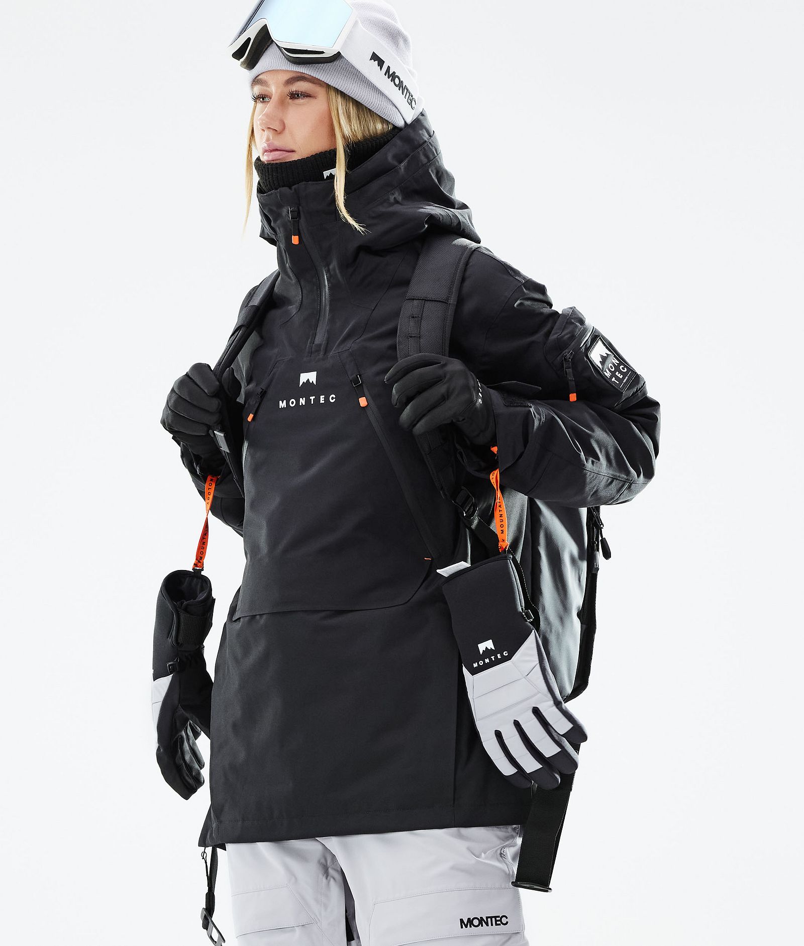 Montec Anzu W Kurtka Snowboardowa Kobiety Black, Zdjęcie 4 z 12