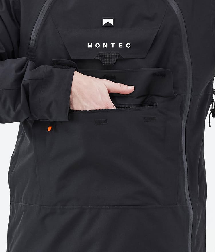 Montec Doom 2021 Kurtka Snowboardowa Mężczyźni Black, Zdjęcie 9 z 11