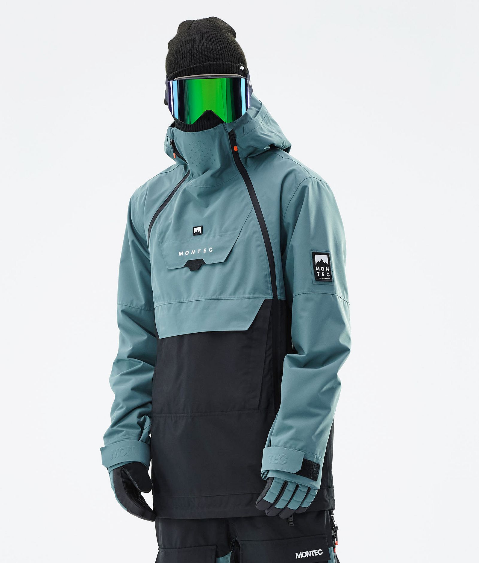 Montec Doom 2021 Kurtka Snowboardowa Mężczyźni Atlantic/Black, Zdjęcie 1 z 13