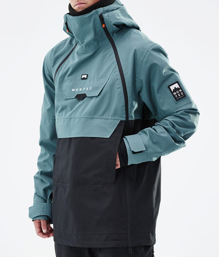 Montec Doom 2021 Kurtka Snowboardowa Mężczyźni Atlantic/Black, Zdjęcie 10 z 13