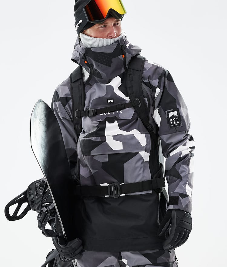 Montec Doom 2021 Kurtka Snowboardowa Mężczyźni Arctic Camo/Black, Zdjęcie 3 z 11