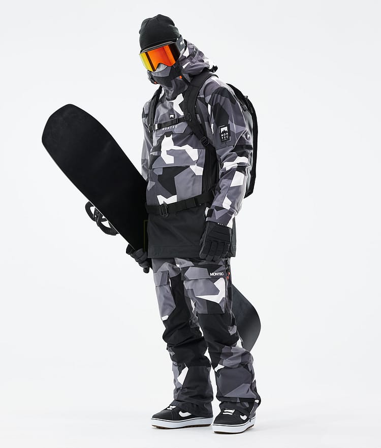 Montec Doom 21 Bunda na Snowboard Pánské Arctic Camo/Black, Obrázek 4 z 11